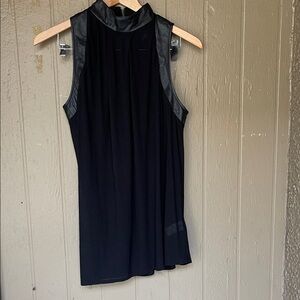 Helmut Lang Black Jacket with Leather Details Size S